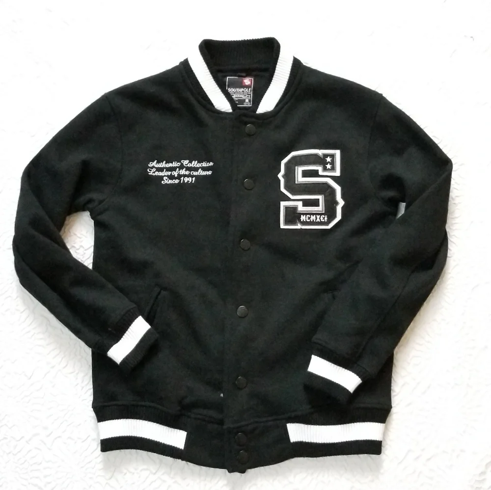 South Pole Girls Bomber black/white Jacket